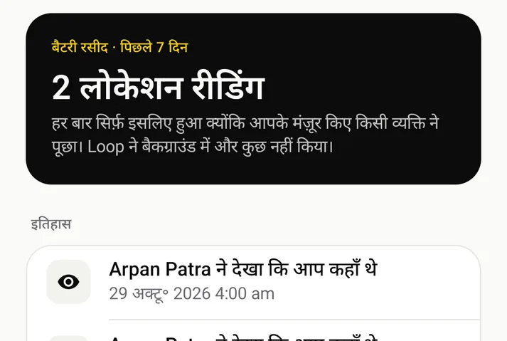 एक व्यक्ति के लिए सील