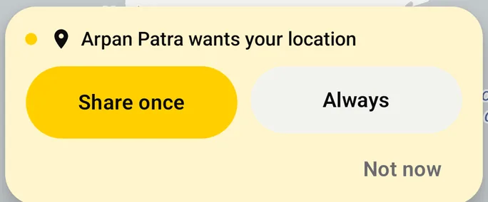 Ask, decide, see once