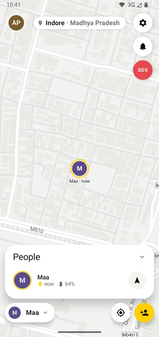 Your people on the map, only when they said yes